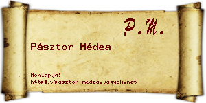 Pásztor Médea névjegykártya